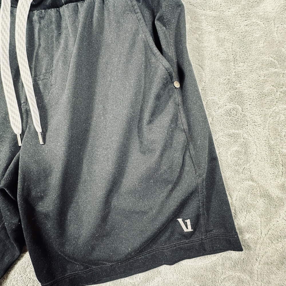 Vuori Men's Black Shorts Size Small Drawstring Sunday Performance Gym Training - Picture 4 of 8